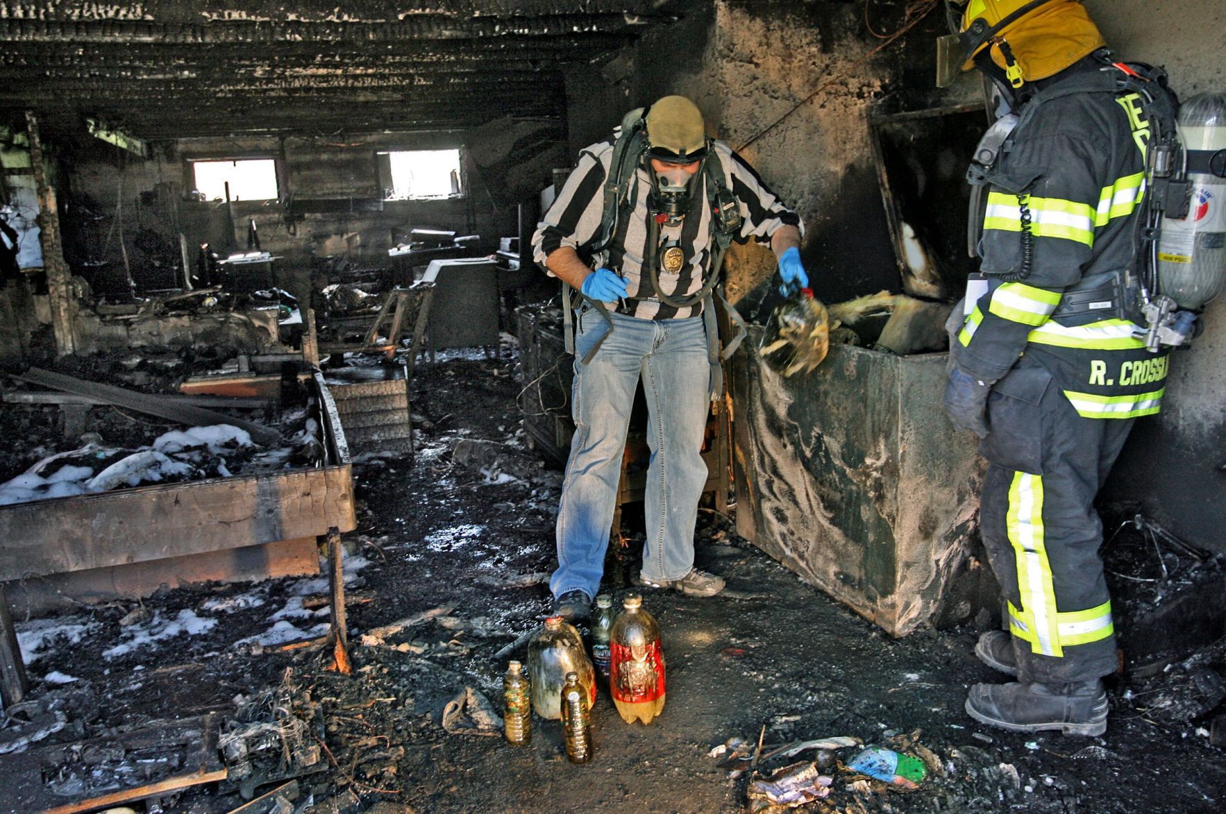 Meth lab explosion